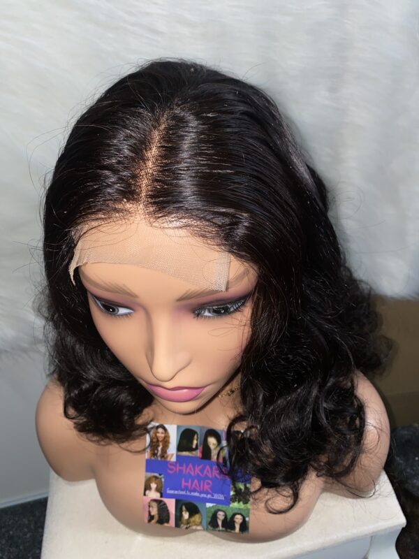 IMG_8182 14 Inches Virgin Human Hair Bouncy Wig