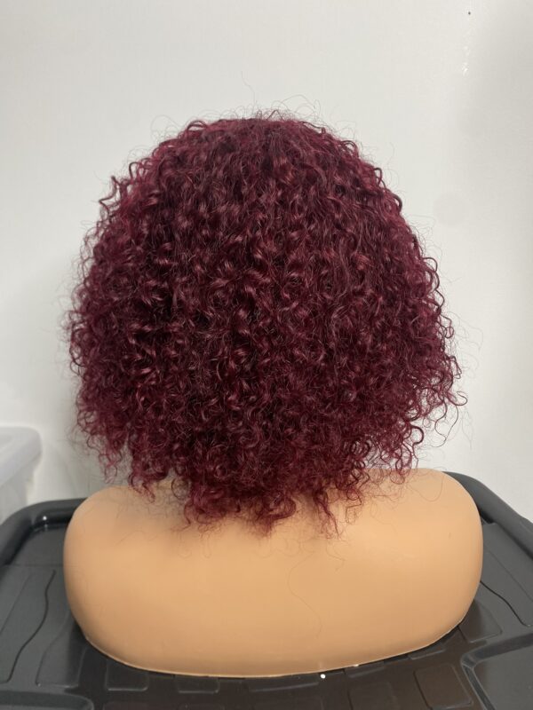 IMG_8206 Human Hair curly fringe Wig (colors available)