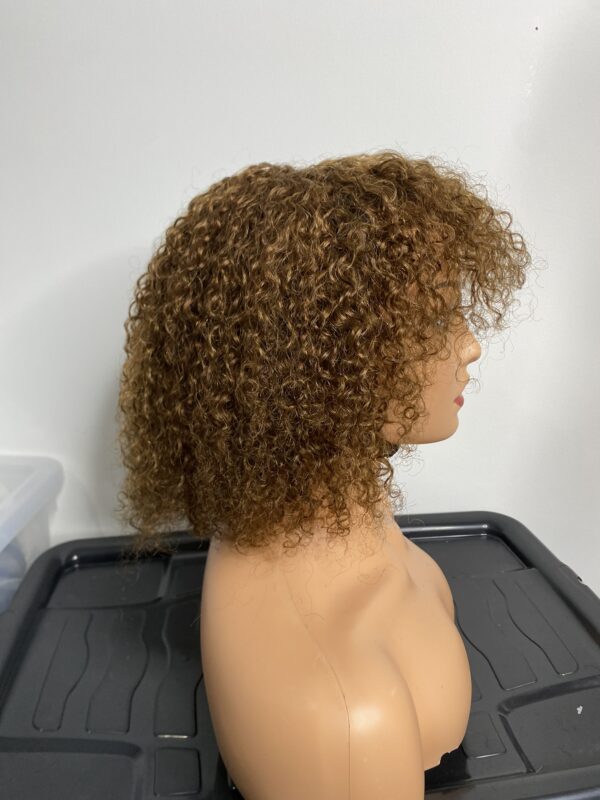 IMG_8229 Human Hair curly fringe Wig (colors available)