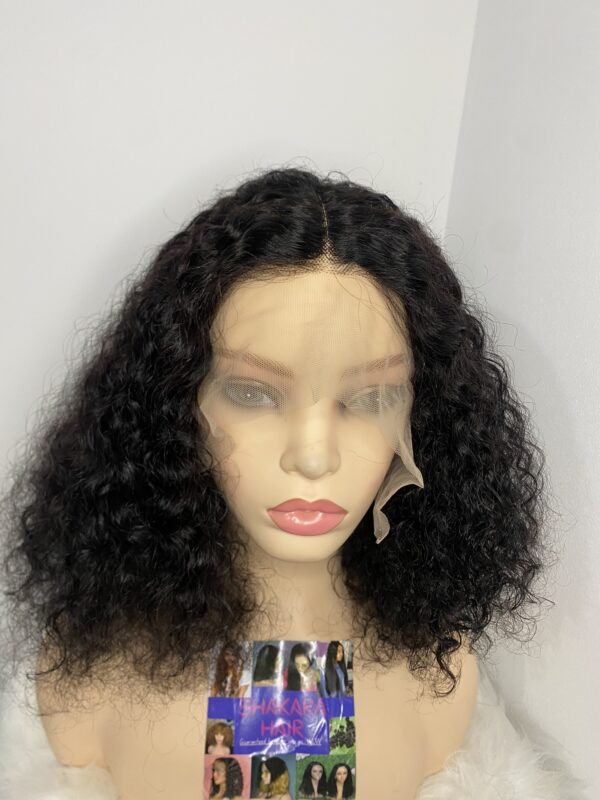 IMG_8324 Virgin Human Hair Water curls Tfrontal wig (14 inches)
