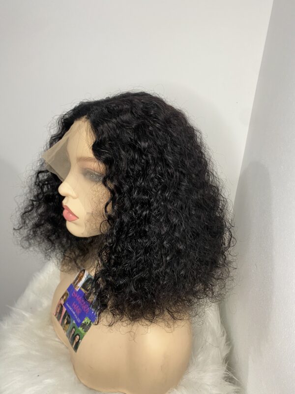 IMG_8327 Virgin Human Hair Water curls Tfrontal wig (14 inches)
