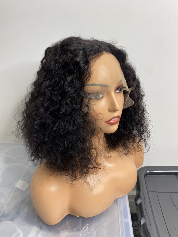 IMG_8361 Virgin Human Hair Water curls Tfrontal wig (14 inches)