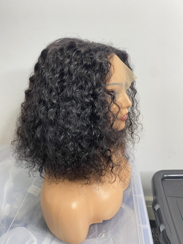 IMG_8365 Virgin Human Hair Water curls Tfrontal wig (14 inches)