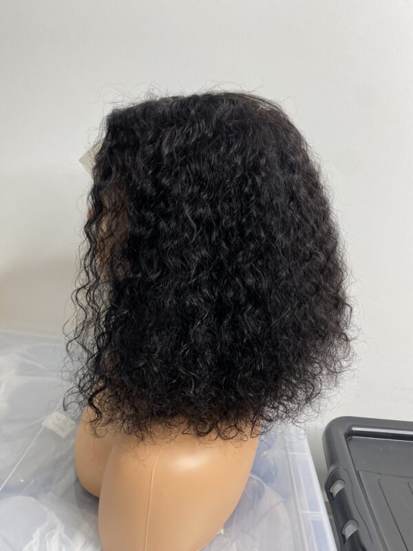 IMG_8369 Virgin Human Hair Water curls Tfrontal wig (14 inches)