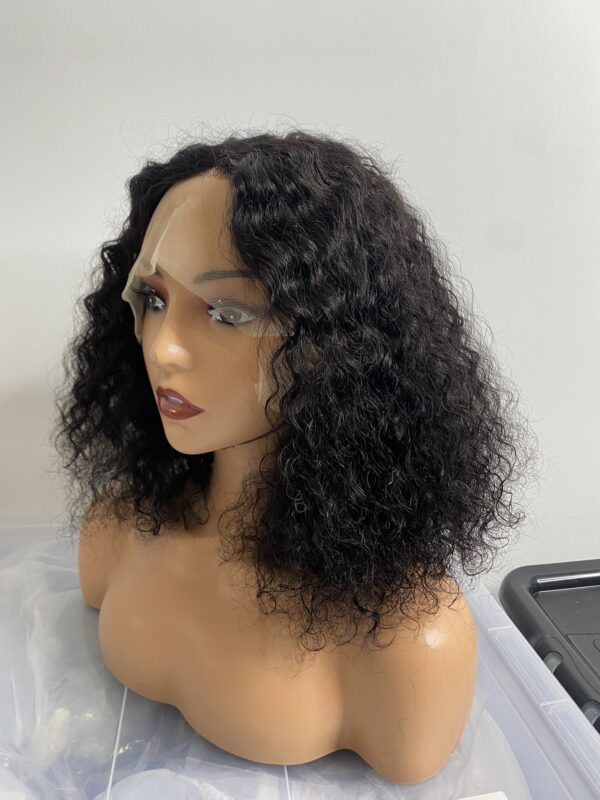 IMG_8373 Virgin Human Hair Water curls Tfrontal wig (14 inches)