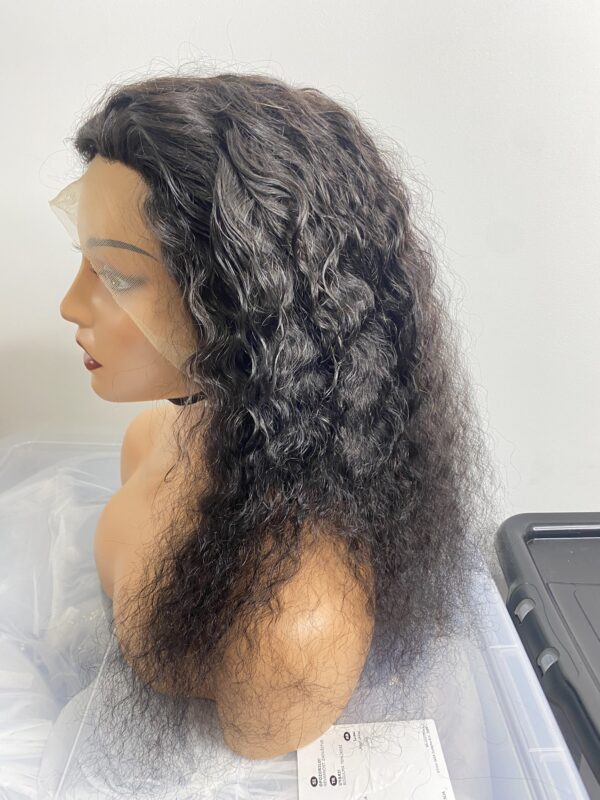 IMG_8377 Human Hair Water curls Tfrontal wig (20 inches)
