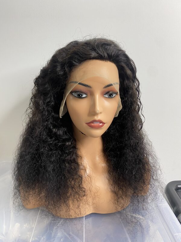 IMG_8378 Human Hair Water curls Tfrontal wig (20 inches)
