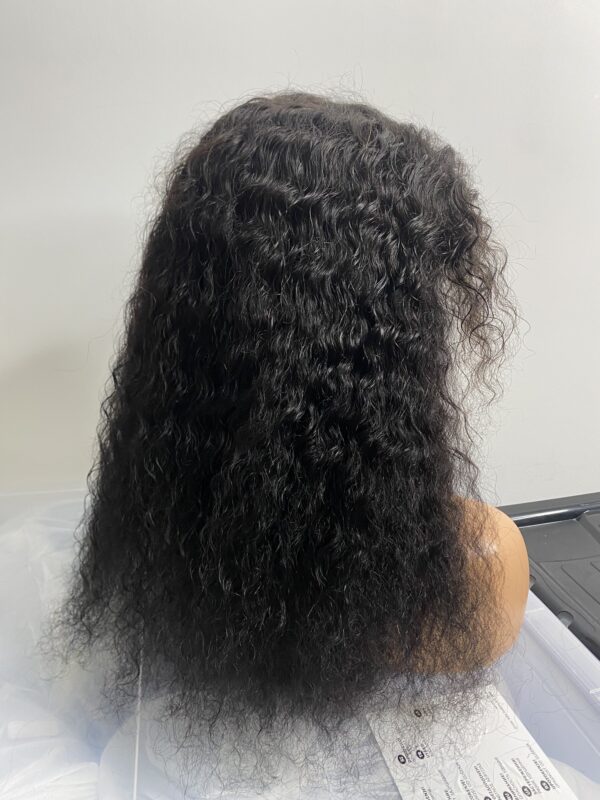 IMG_8382 Human Hair Water curls Tfrontal wig (20 inches)