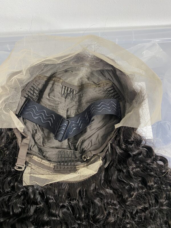 IMG_8427 Virgin Human Hair curly frontal Wig (28 inches)