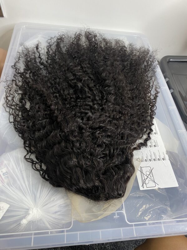 IMG_8432 Virgin Human Hair curly frontal Wig (28 inches)