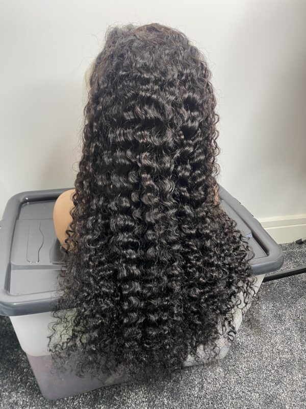 IMG_8447 Virgin Human Hair curly frontal Wig (28 inches)
