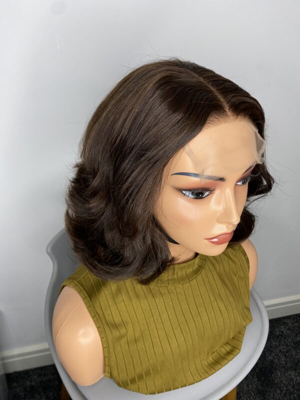 IMG_8507 Brown Raw Vietnamese Human Hair SDD Bouncy Wig
