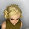 Virgin Human Hair bouncy wig 10inches (Light blonde)