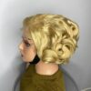 Virgin Human Hair bouncy wig 10inches (Light blonde)