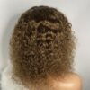 IMG_8799 Virgin Human Hair Celebrity Fringe Jerry Curly Wig, Brown&Blonde Highlights