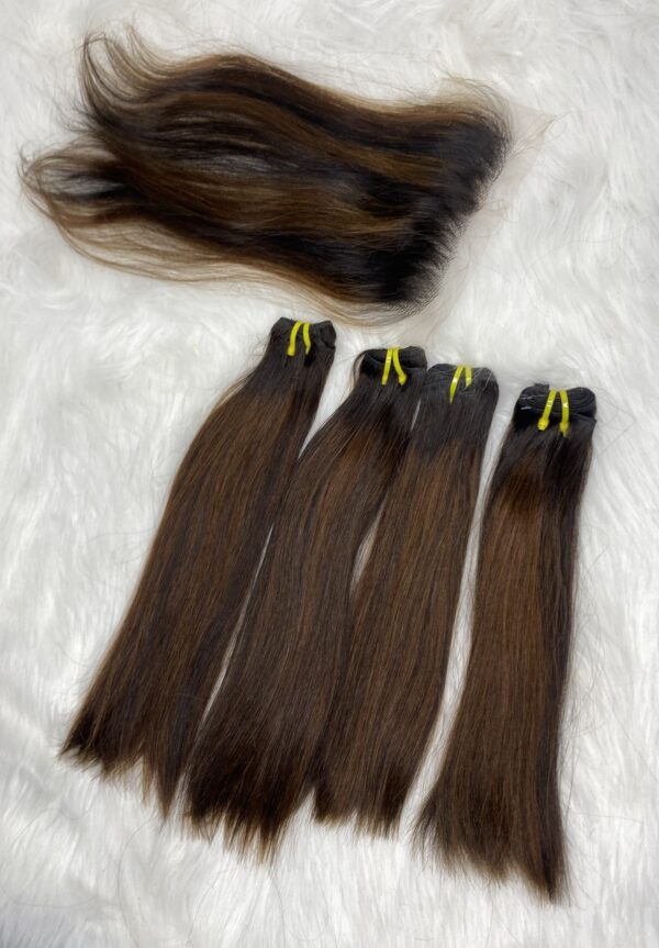 IMG_8839 Raw donor Vietnam human hair SDD bundles & mini frontal
