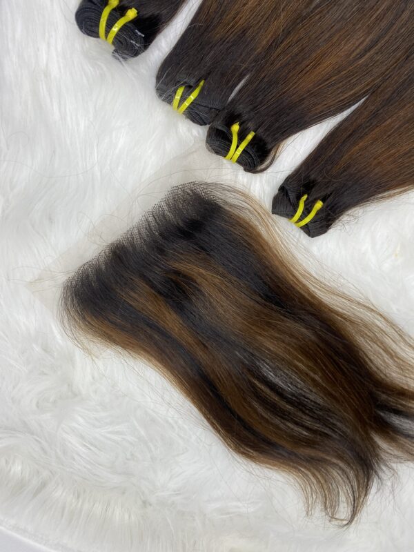 IMG_8844 Raw donor Vietnam human hair SDD bundles & mini frontal