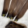 Raw donor Vietnam human hair SDD bundles & mini frontal