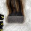 Raw donor Vietnam human hair SDD bundles & mini frontal