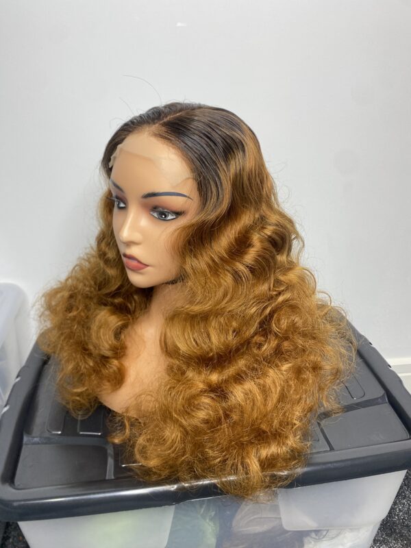 IMG_8855 Virgin Human Hair Blonde Bouncy Wig