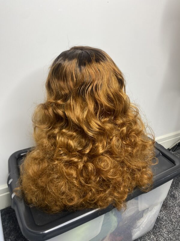 IMG_8857 Virgin Human Hair Blonde Bouncy Wig