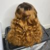 Virgin Human Hair Blonde Bouncy Wig