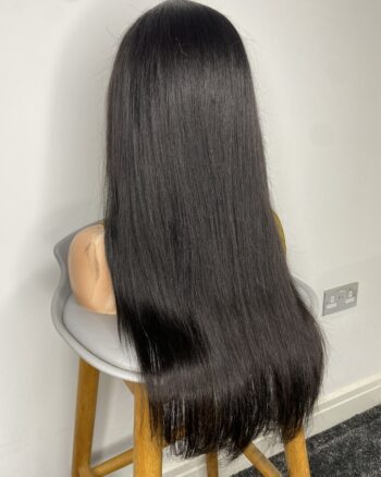 Silky straight Virgin Human Hair wig (20inches)