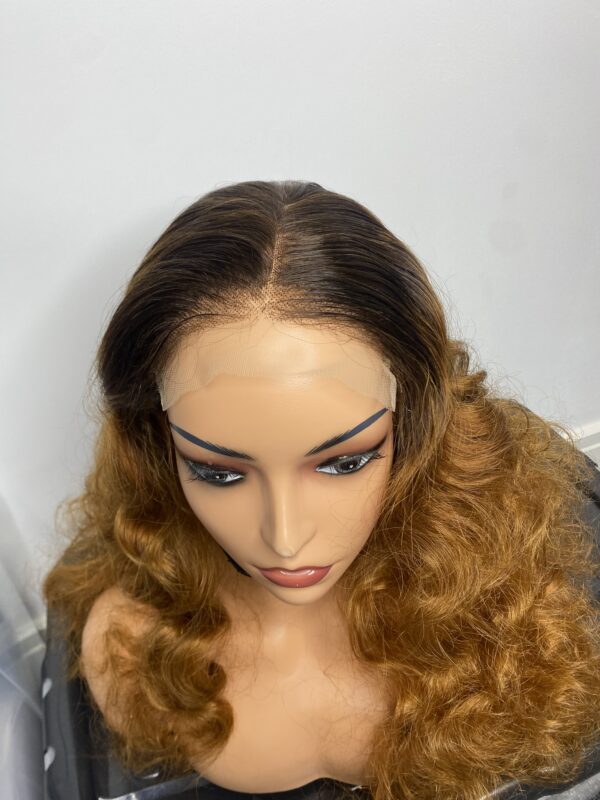 IMG_8872 Virgin Human Hair Blonde Bouncy Wig