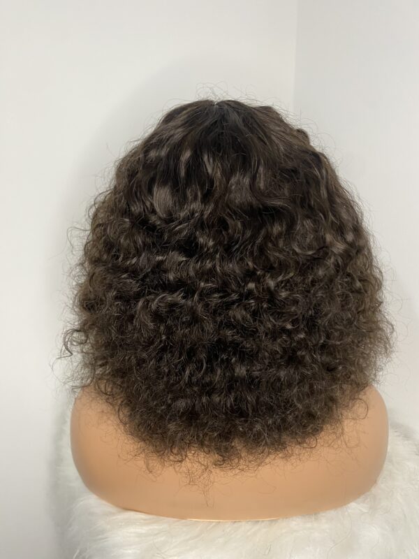 IMG_8903 Virgin Human Hair Celebrity Fringe Jerry Curly Wig, brown