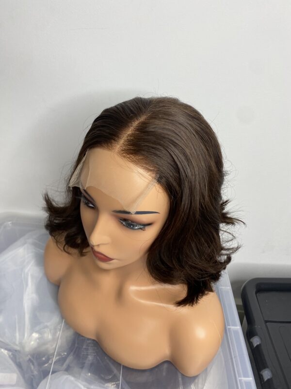 IMG_8917 Brown Raw Vietnamese Human Hair SDD Bouncy Wig