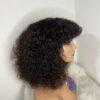 IMG_8956 Virgin Human Hair Celebrity Fringe Jerry Curly Wig, Natural black
