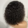 IMG_8967 Virgin Human Hair Celebrity Fringe Jerry Curly Wig, Natural black