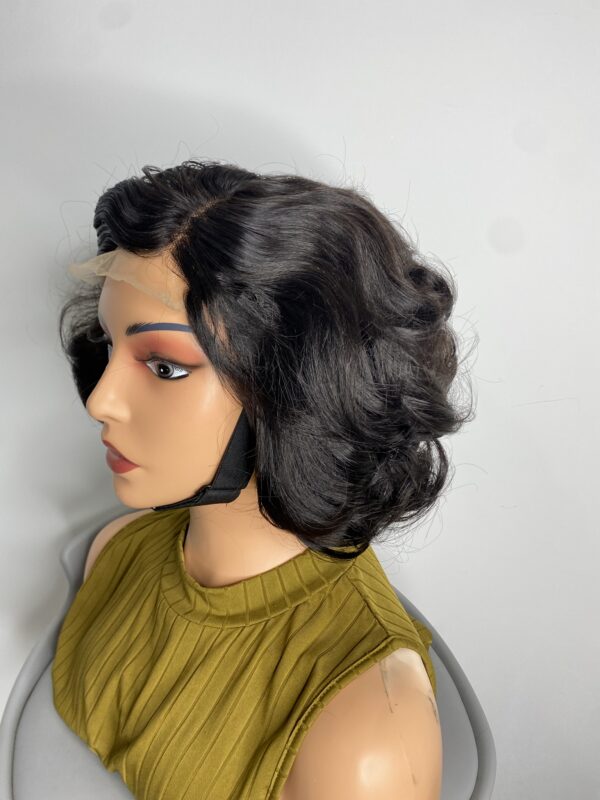 IMG_8997 Virgin Human Hair bouncy wig 10inches
