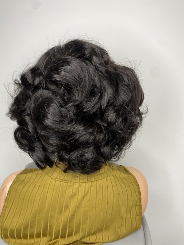 IMG_9013 Virgin Human Hair bouncy wig 10inches