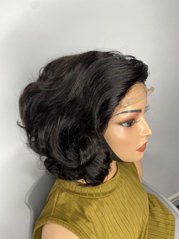 IMG_9032 Virgin Human Hair bouncy wig 10inches