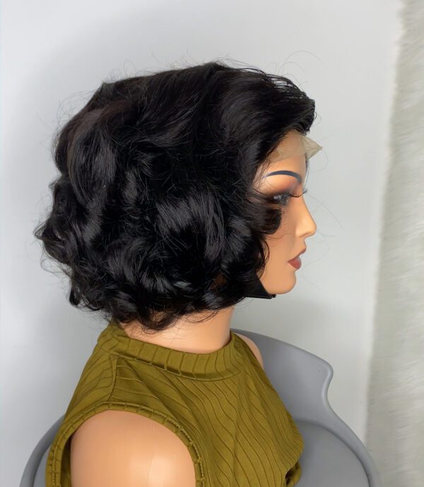 IMG_9132 Virgin Human Hair bouncy wig 10inches