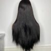 IMG_9488 (1) SDD Bone Straight Raw Human Hair Wig (Black - 26inches)