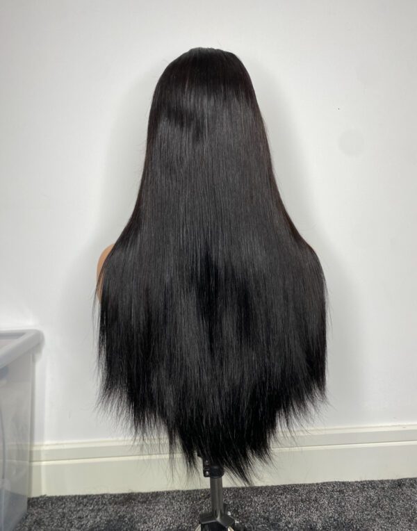 IMG_9488 (1) SDD Bone Straight Raw Human Hair Wig (Black - 26inches)