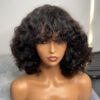 IMG_9488 SDD Virgin Human Hair Celebrity Fringe Curly Wig