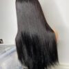 IMG_9489 SDD Bone Straight Raw Human Hair Wig (Black - 26inches)