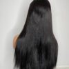 IMG_9490 SDD Bone Straight Raw Human Hair Wig (Black - 26inches)