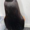 IMG_9492 SDD Bone Straight Raw Human Hair Wig (Black - 26inches)