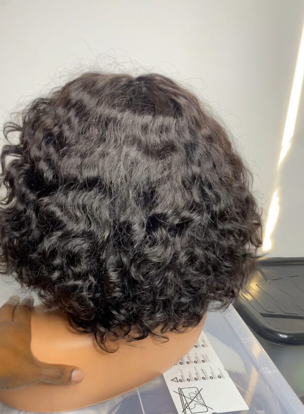 IMG_9492 SDD Virgin Human Hair Celebrity Fringe Curly Wig