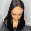 IMG_9494 SDD Bone Straight Raw Human Hair Wig (Black - 26inches)