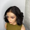IMG_9708 Raw Vietnamese SDD Human Hair Bouncy Wig (Black)