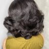 IMG_9718 Raw Vietnamese SDD Human Hair Bouncy Wig (Black)