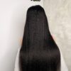 Kinky Straight Glueless Virgin Human Hair 30 Inches Wig