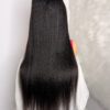 Kinky Straight Glueless Virgin Human Hair 30 Inches Wig