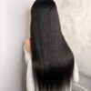 Kinky Straight Glueless Virgin Human Hair 30 Inches Wig